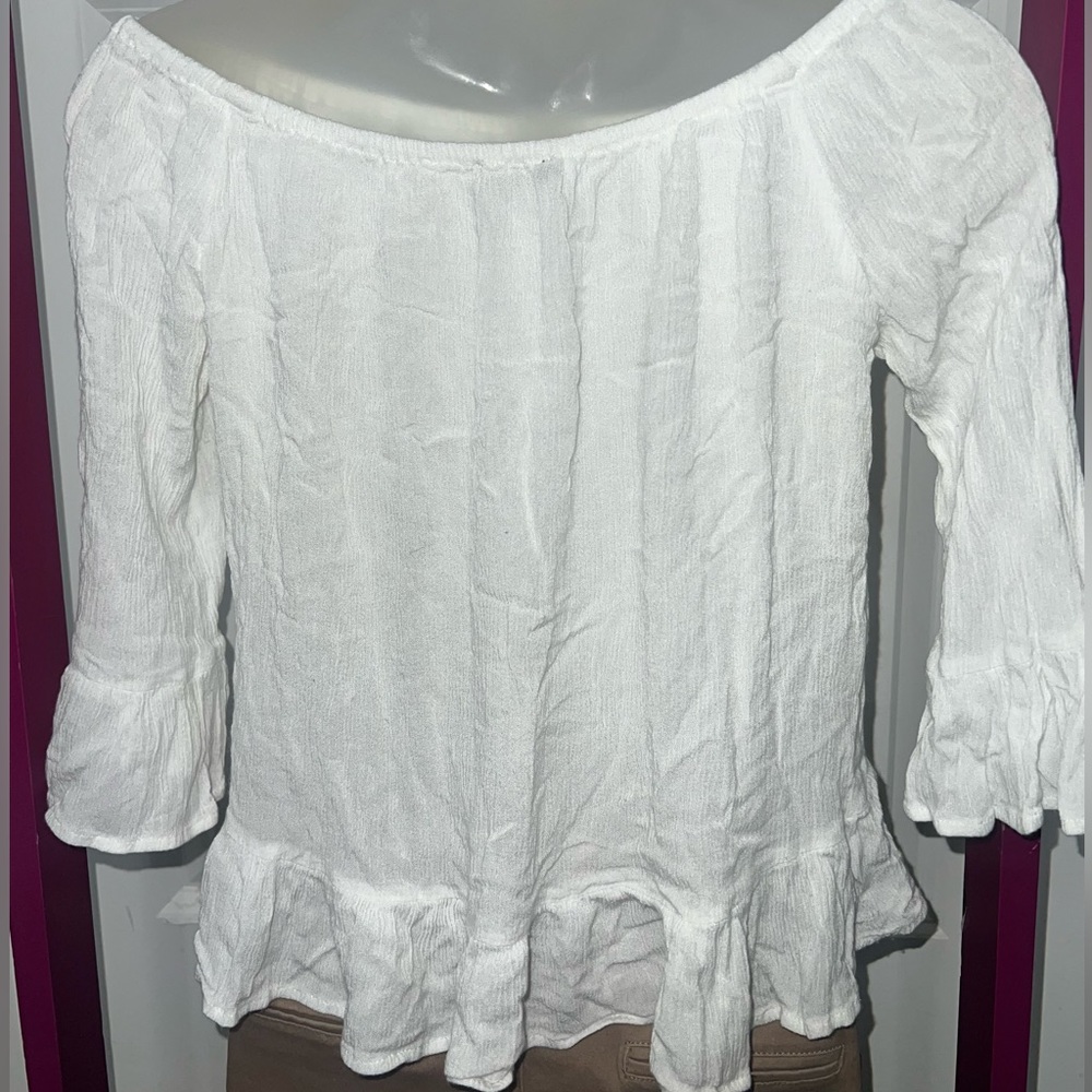 Summer Ruffle Off Shoulder Top - Picture 5 of 7